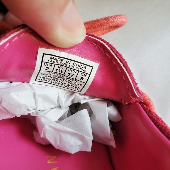 COLE HAAN Pink Grant Driver Shoes, Infant 2 - Picture 9 of 9